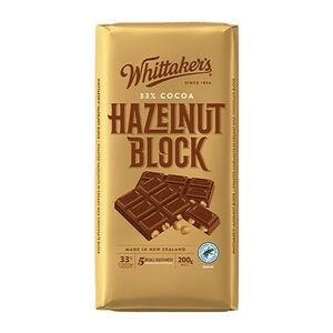 Whittakers Hazelnut Block