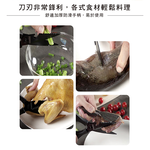 仙德曼多功能鈦廚剪-附套+磨刀石-2支, , large