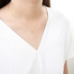 【Angel & Me】開心貓 小貓 貓奴 Cat s925 純銀 厚鍍24k純金 項鍊 情人節 禮物, , large