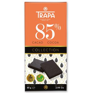 Trapa精選85％黑巧克力片85g