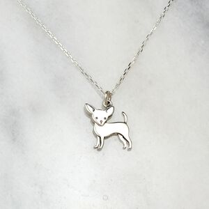 【Angel & Me】吉娃娃 小狗 s925 純銀項鍊 生日禮物 情人節禮盒