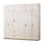 【唯熙傢俱】查理白橡木8x7尺衣櫃, , large