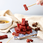 Thick-cut pork jerky with sorghum honey, 6 packs, , large