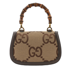 Small bamboo bag for hand/crossbody use, , large