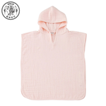 【SOLO Vintage】LCW Children's Poncho Hooded Bath Towel 100% Cotton Pink Made in Turkey, , large