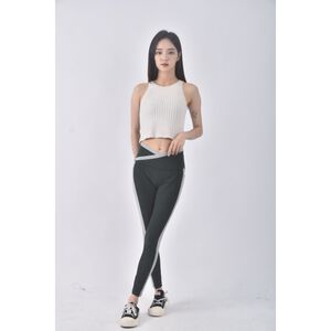 (S) beyond yoga瑜珈綠色長褲二手衣