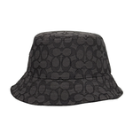 COACH 滿版CC Logo 緹花布漁夫帽 M-L/炭灰色, , large