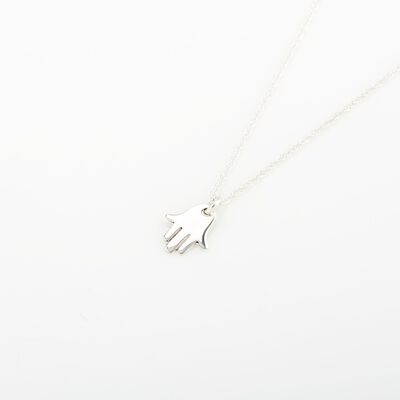 【Angel & Me】守護 好運 法蒂瑪之手 Hamsa s925 純銀項鍊 生日 情人節 禮物