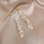 【Gulicc】古莉可 耳環 水晶流蘇耳墜, , large