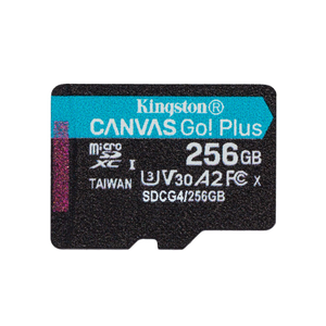 【Kingston】Canvas Go!Plus 256G SDCG4 SDXC A2 U3 V30 UHS-I 記憶卡 讀取速度:200MB/s