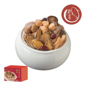 鯉魚 鮑魚干貝佛跳牆(無附甕)※熟品每盒含湯汁約2225克