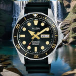 ALBA 雅柏 Tokyo Design 潛水風格機械錶-43mm  AL4553X1/Y676-X063C, , large