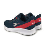 DIADORA迪亞多那 輕量專業慢跑男鞋 男運動鞋 慢跑鞋 寬楦 高腳背 反光 透氣 耐用 吸震 減壓 防滑 黑灰 藍紅, 黑灰,28, large