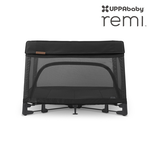 【UPPAbaby】Remi多功能嬰兒床(黑色啞光)+尿布台+贈置物袋, , large