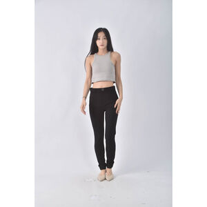 (M) zara質感假口袋黑色長褲二手衣,  (M) zara質感假口袋黑色長褲二手衣