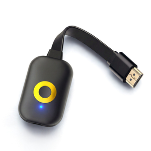 【10代墨韻圓】隨心享樂5G雙頻 HDMI無線影音投影器(幻影黑)