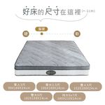 台灣製【藤原傢俬】石墨稀防螨抗菌獨立筒床墊-偏硬, , large