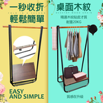 金德恩 GS MALL 台灣製造 一組 A字型折疊吊掛衣帽架 衣帽架 毛巾架 晾曬架 吊衣架 曬衣架 衣架 曬衣支架 折疊架, , large