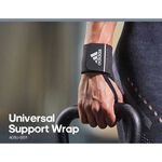 ADIDAS Training 彈力纏繞式訓練護腕 健身 重量訓練 運動護腕 ADSU-13371【樂買網】, , large