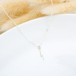 【Angel & Me】Lightning s925 sterling silver necklace Birthday Valentine Day gift, , large
