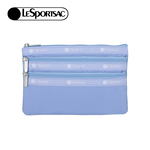 Lesportsac 三層拉鍊化妝包 收納包 送禮 禮物 女包 情人節禮物(雲霧藍)L252-7158PB-RA18, , large