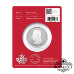 [皇家典藏] Canadian Mint 2024加拿大-楓葉-龍標記版-1盎司銀幣(普鑄)(卡裝)(首發版), , large