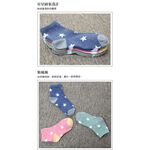 【D&G KIDS】星星1/2童襪<紅,17-21cm>D503 短襪 襪子, , large