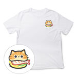 JZ TEE Husky & Cat - Pearl Hug Graphic Tee, , large