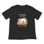 JZ TEE Siamese Cat-Weary Graphic Tee, , large