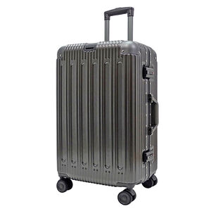 BATOLON 25吋經典系列鋁框行李箱-古典灰