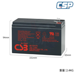 CSB GP1272F2 12V 7.2AH NP7.2-12 Kobe Battery Uninterruptible Power Supply System Electric Vehicle Solar Equipment Battery [CSP], , large