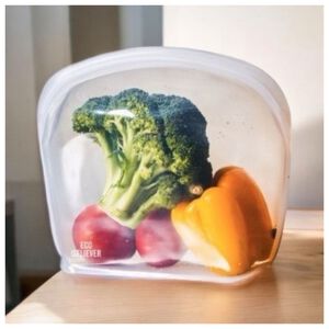 [JC ECO BELIEVER] 站立式矽膠袋 可折疊矽膠密封保鮮袋 大開口 矽膠食物袋 保鮮袋 可翻面 矽膠袋 保鮮袋 ECO BELIEVER