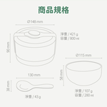【KOM】角落小夥伴 ECO易扣防漏雙層隔熱304不鏽鋼便當盒(飯碗/湯碗/菜盤), , large
