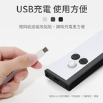 [HANLIN]-LED1641 三色溫磁吸紅外線感應燈#USB 照明手電筒 壁懸掛 黏貼 小夜燈 夜間照明燈, , large