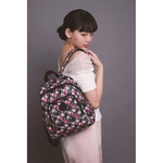 【lapagayo】典雅玫瑰尼龍後背包-PI-06399A-1-09黑色, , large