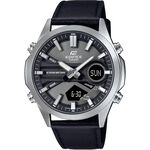 CASIO 卡西歐 EDIFICE 10年電力簡約計時手錶-黑 EFV-C120L-8A, , large