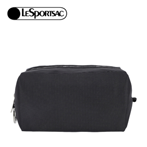 Lesportsac Large Zip Pouch 大型拉鍊收納包 化妝包 盥洗包 旅行袋 送禮 推薦(永恆黑)