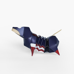 GeckoDesign Dachshund Coin Bank (Captain America)