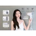 TASHIN Wall-Mounted Hair Dryer (Button Switch) TS-1899P, , large
