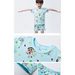 (多款)蠟筆小新 純棉短袖套裝 純棉睡衣 【旺達棉品】SC-NF002, , large
