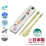 【百科良品】日本製宮崎駿吉卜力 龍貓 莓果好朋友 環保筷子+湯匙組 抗菌加工Ag+ 18CM(日本境內版), , large