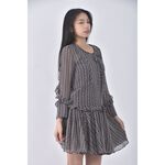 (S) moma質感兩件式藍色洋裝二手衣, , large