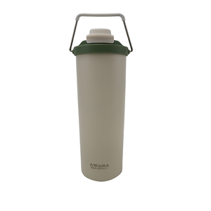 AWANA 304不銹鋼手提雙口極限瓶800ml-湖水綠-1支
