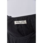 (S) wooden clothes抓皺傘擺黑色洋裝二手衣, , large