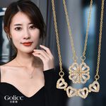 【Gulicc】古莉可 項鍊 四葉草創意時尚愛心鎖骨鍊, , large