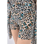 (S) 豹紋棕色短裙二手衣, , large