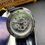 [星晴錶業]MASERATI手錶,46mm,R8851101004銀色錶面銀錶殼深黑色真皮皮革錶帶款, , large