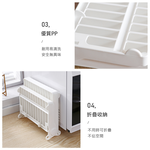 【上手家居】可折疊碗盤瀝水架-白色(碗盤架/碗盤收納/盤架/盤子收納/碗盤收納架/盤子架/盤子收納架/碗碟架), , large