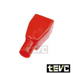 《tevc》BK003 電瓶保護 絕緣保護套 橡膠套 防塵蓋-紅，黑(一對), , large