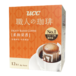 UCC職人柔和果香濾掛式咖啡 8g X12